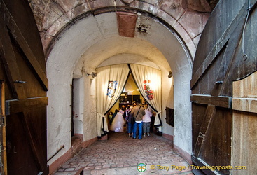 Entrance to the Heidelberg Tun cellar